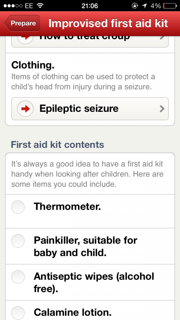 British Red Cross Baby & Child First Aid App. CatsKidsChaos