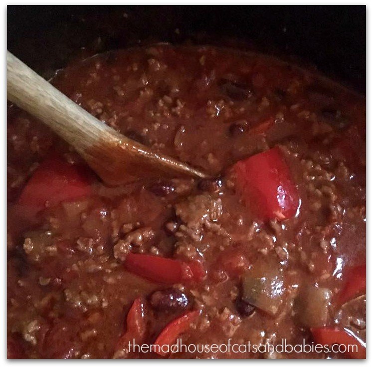 slow-cooked chili