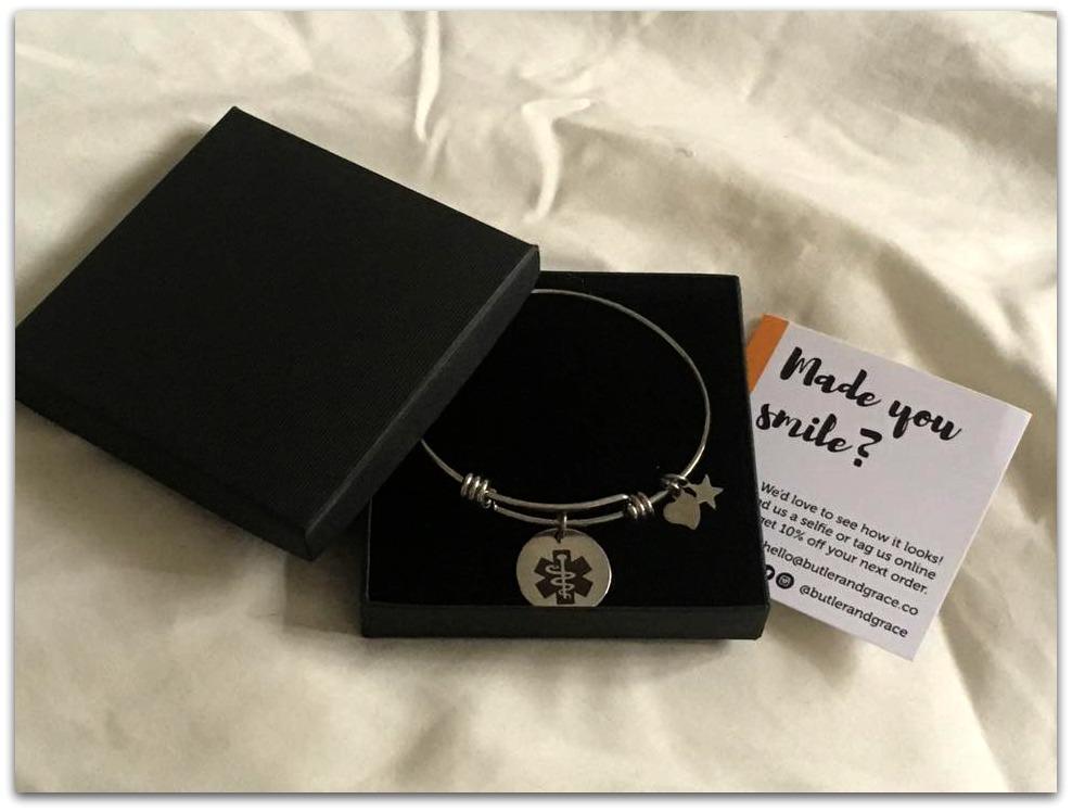 Allergy alert jewellery