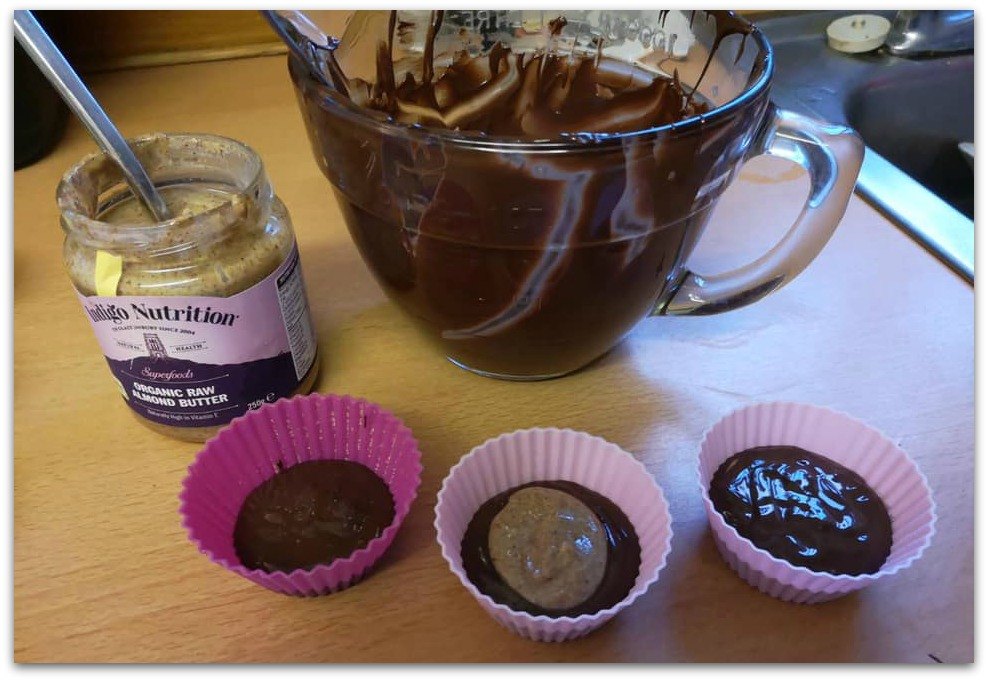 Chocolate peanut butter cups.