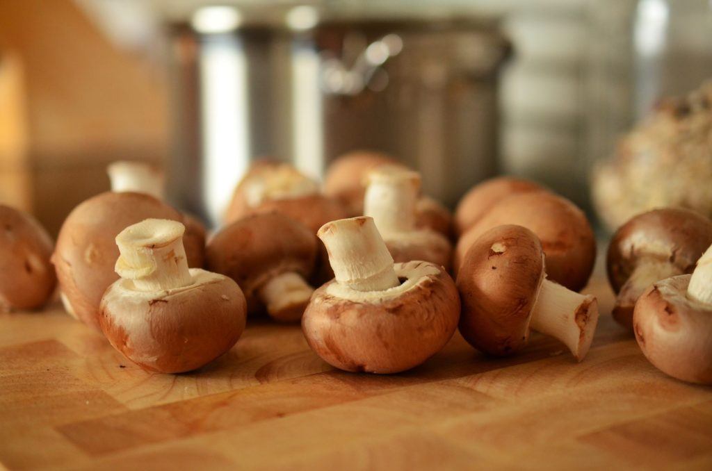 mushroom risotto