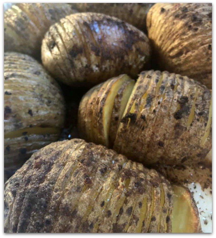 Hasselback potatoes