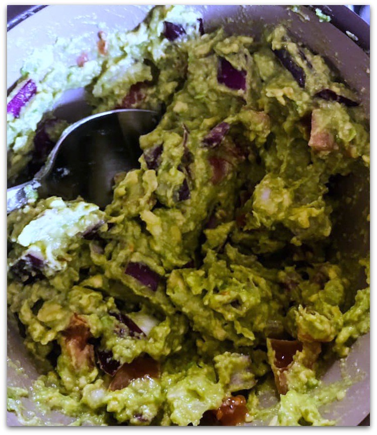 Easy guacamole recipe