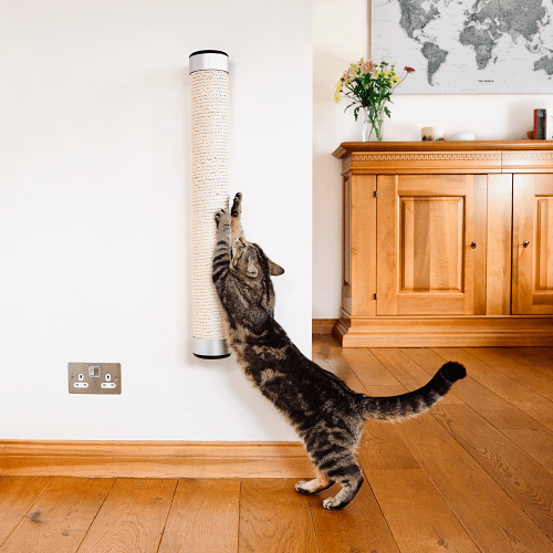 Catipilla cat scratch post