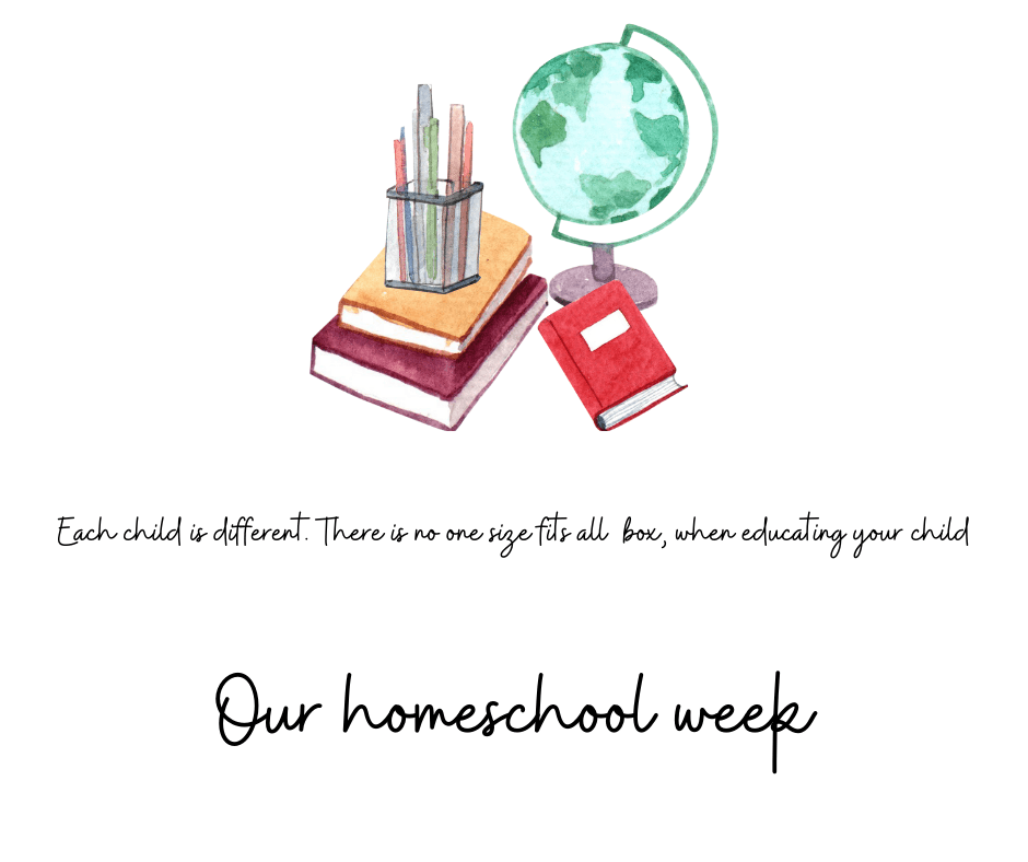 our homeschool week