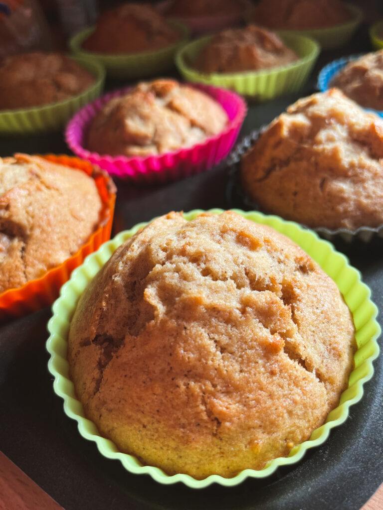 spiced banana and fig muffins 