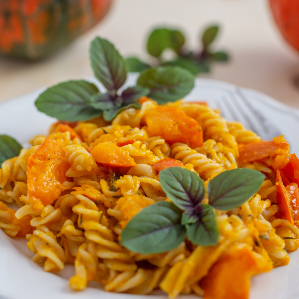 pumpkin pasta bake